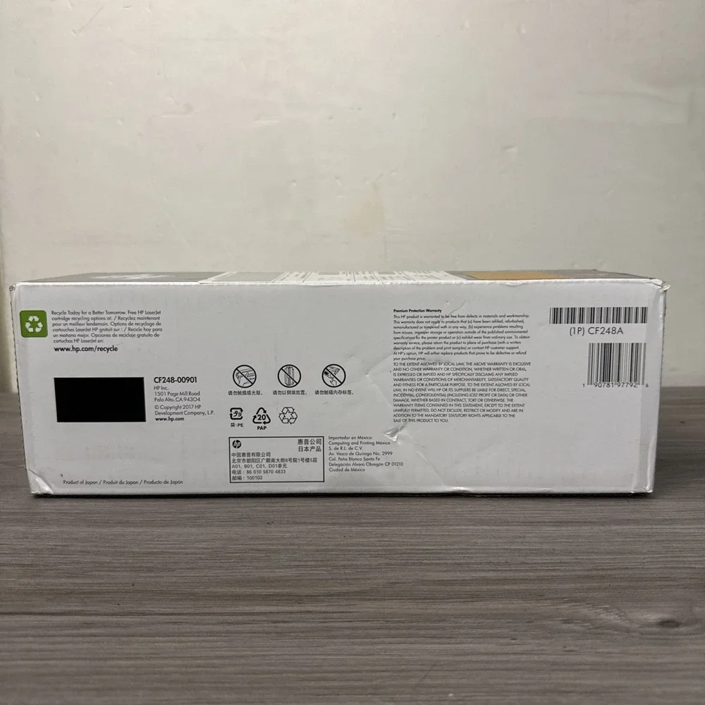 HP 48A Black Original LaserJet Toner Cartridge, CF248A New Sealed